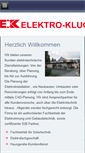 Mobile Screenshot of elektrokluge.de